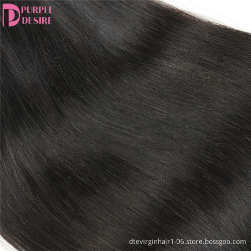 Factory Price Drop Shipping Wholesale Hair Peruvian Virgin Human Hair Bundles With Lace Frontal Closure